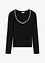 Feinstrickpullover mit Schmuck-Detail, bonprix
