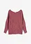 Pullover mit horizonatalem Zopfmuster, bonprix