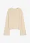 Boxy-Pullover aus flauschigem Federgarn, bonprix