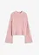 Boxy-Pullover aus flauschigem Federgarn, bonprix