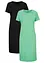 Lot de 2 robes en jersey 100% coton, bonprix