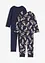 Pyjama aus weicher Baumwolle (4-tlg. Set), bonprix