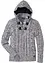 Pull à capuche en grosse maille de coton mélangé, bonprix