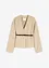 Oversized Blazer mit Gürtel in Wolloptik, ungefüttert, bonprix