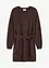 Robe courte en maille avec laine et ceinture, bonprix