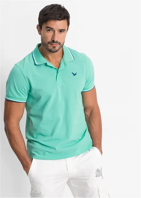 Piqué-Poloshirt aus reiner Bio-Baumwolle, bonprix