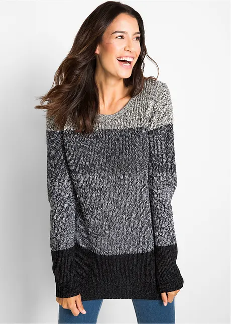 Pullover mit Streifenmuster, bonprix