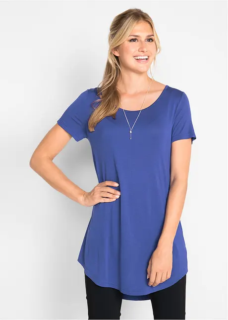 T-shirt long en viscose douce, bonprix
