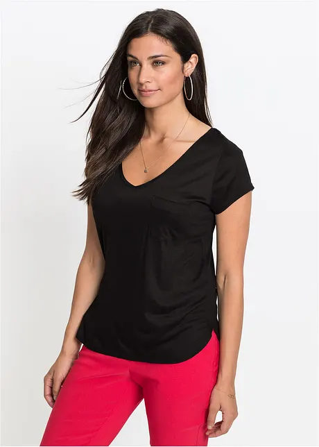 T-Shirt aus softer Viskose, bonprix