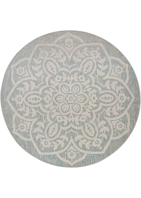 Tapis rond intérieur et extérieur grand motif ornement, bpc living bonprix collection