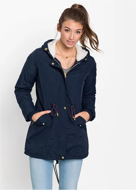 Parka doublée peluche, bonprix