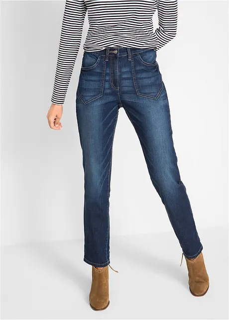 Straight-Jeans High Waist, Stretch, bonprix