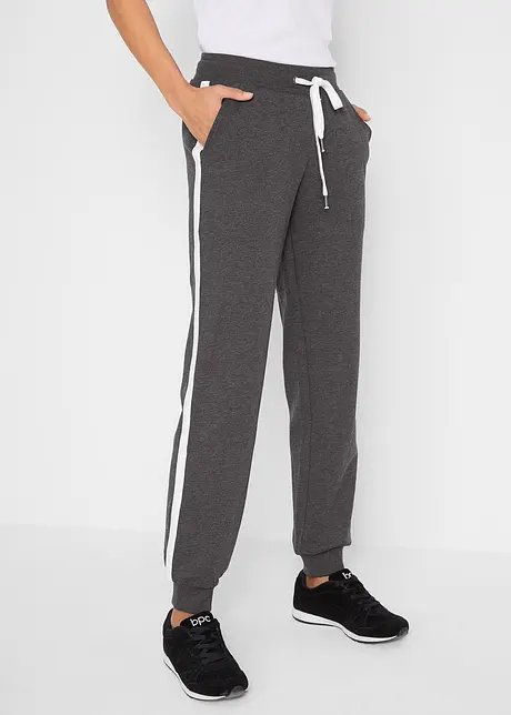 Pantalon de jogging à finitions élastiquées, bonprix