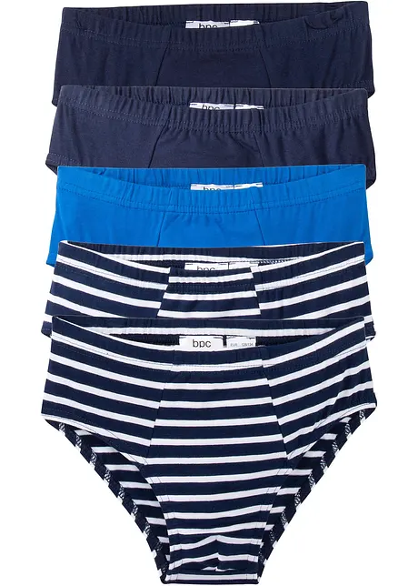 Slip mit weicher Baumwolle (5er Pack), bonprix