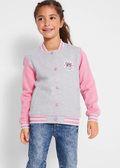 Mädchen College-Sweatjacke, bonprix