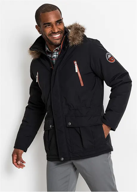 Winter-Parka mit sportlichen Details, bonprix