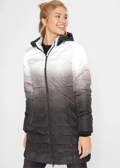 Steppjacke mit Farbverlauf und elastischem Einsatz seitlich, bonprix