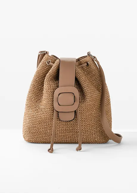 Sac seau, aspect paille, bonprix