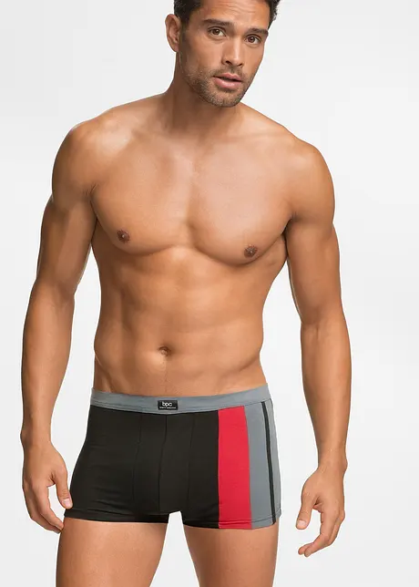 Lot de 3 boxers taille élastiquée, bonprix