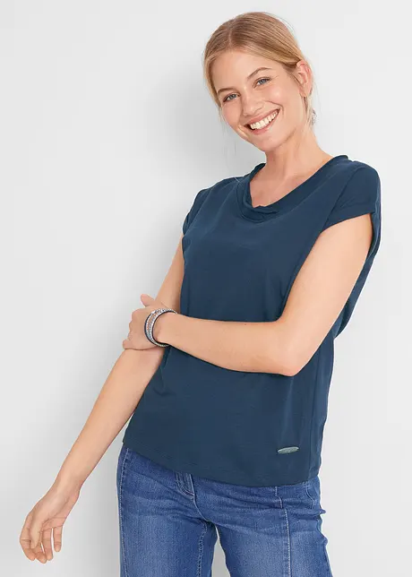 Baumwoll-Shirt mit Flügelärmeln, bonprix