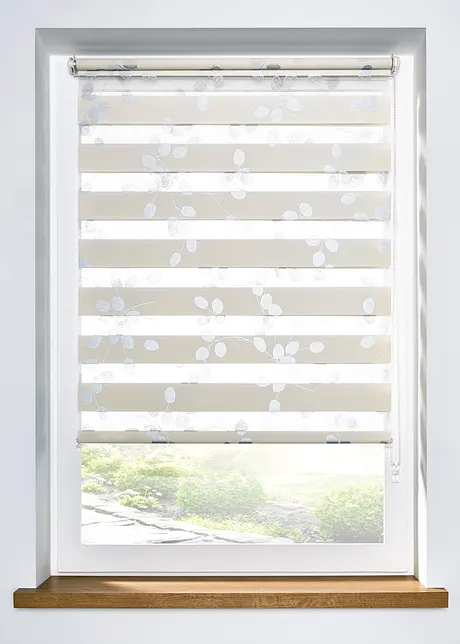 Doppelrollo mit Glanzmuster, bpc living bonprix collection