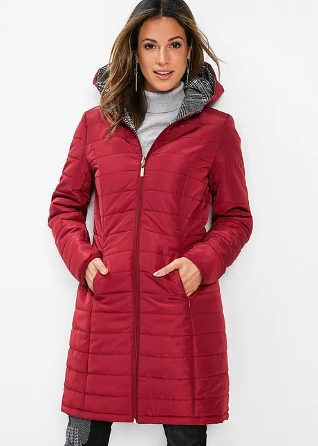 Beau manteau matelassé réversible, bonprix