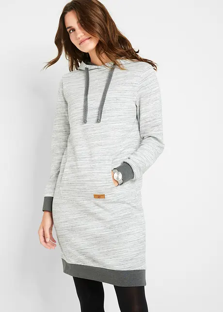 Robe sweat à capuche, bonprix