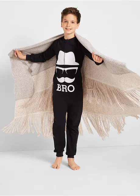 Schlafoverall mit Bio-Baumwolle, bonprix
