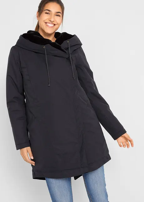 Funktions-Parka mit Teddyfleece, wasserdicht, bonprix