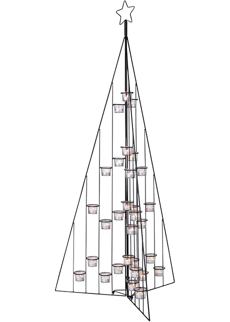 Teelichthalter im Weihnachtsbaum-Design, bpc living bonprix collection