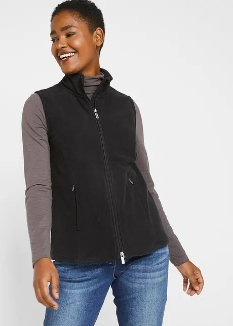 Gilet sans manches en polaire avec poches, bonprix