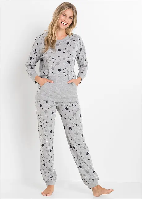 Pyjama aus Bio-Baumwolle, bonprix