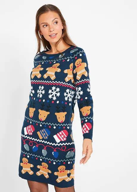 Weihnachts-Strickkleid, bonprix