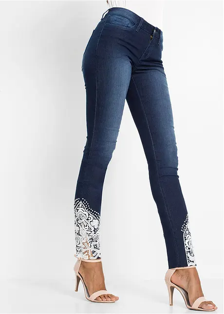 Skinny Jeans Mid Waist, bonprix