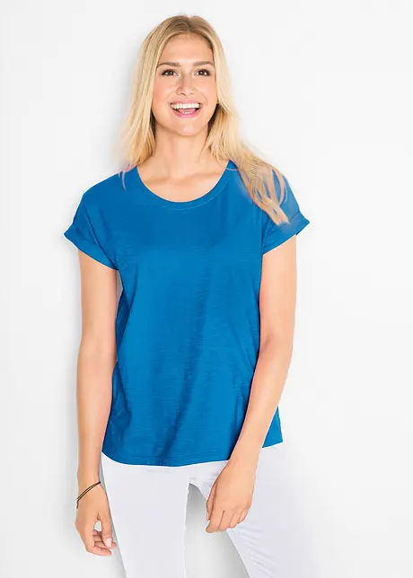 Baumwoll-Boxy-Shirt, Kurzarm, bonprix