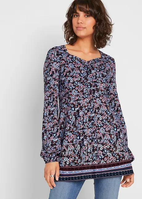 Shirt-Tunika aus Baumwoll-Viskose-Mix, bonprix