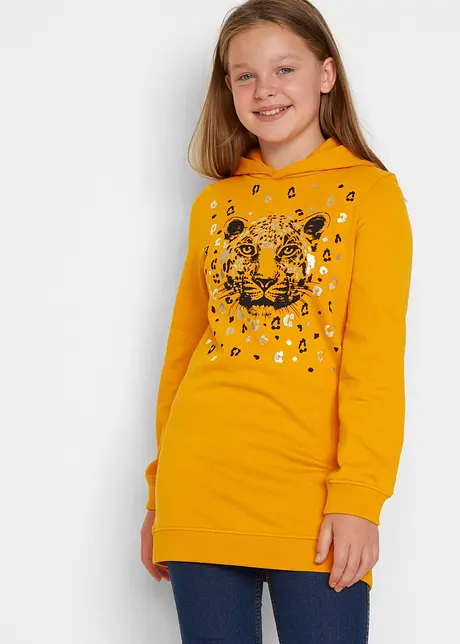 Mädchen Kapuzen-Sweatshirt aus Bio-Baumwolle, bonprix