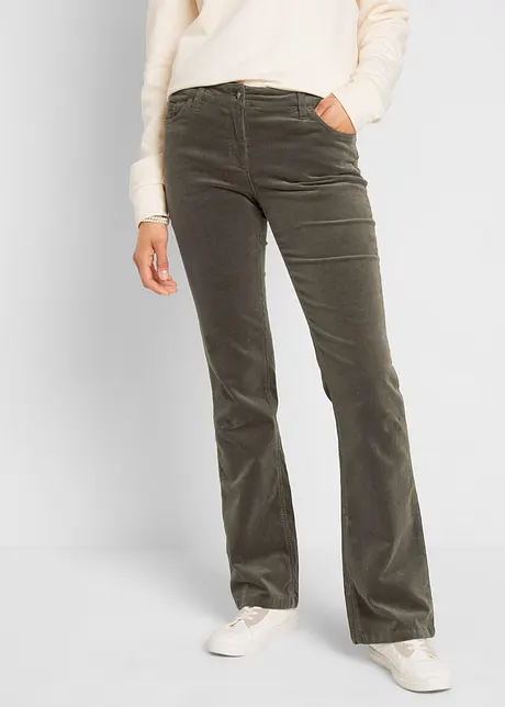 Stretch-Cordhose, Bootcut, bonprix