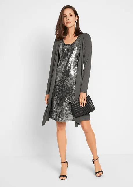 Shirtkleid in Doppeloptik aus nachhaltiger Viskose, bonprix