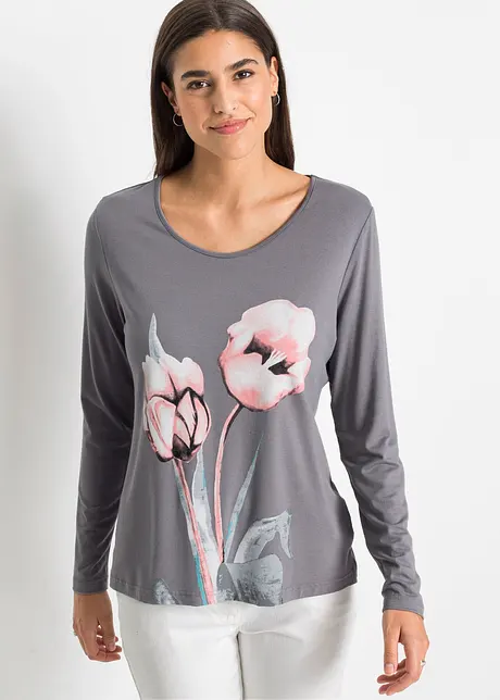 Langarmshirt mit Print, bpc selection