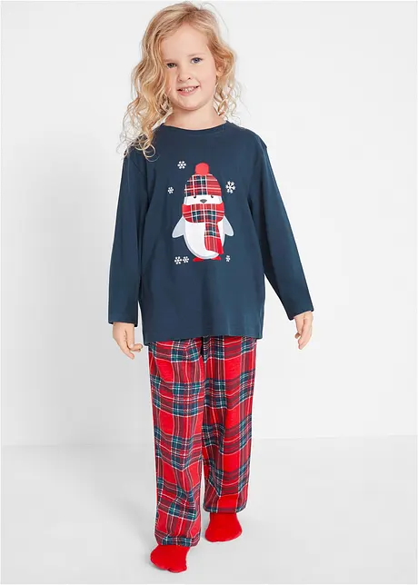 Kinder Pyjama mit Bio-Baumwolle (2-tlg. Set), bonprix