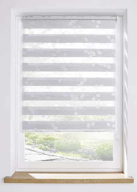 Doppelrollo mit Glanzmuster, bpc living bonprix collection