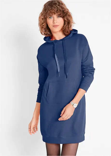 Sweatkleid aus reiner Baumwolle, bonprix