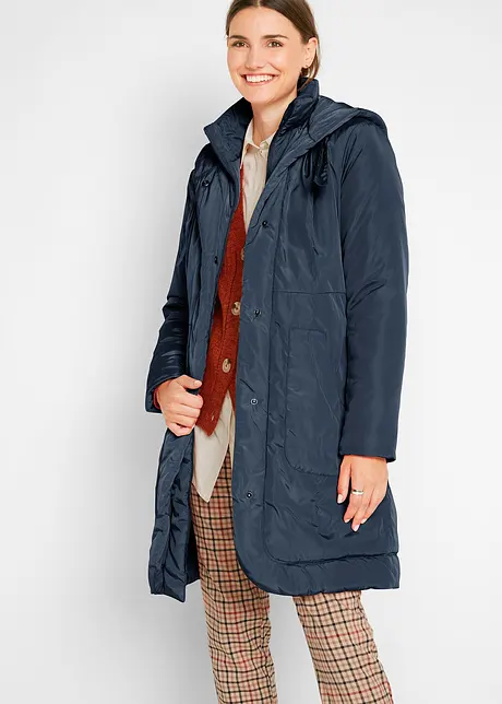 Manteau court doublé à capuche, bonprix