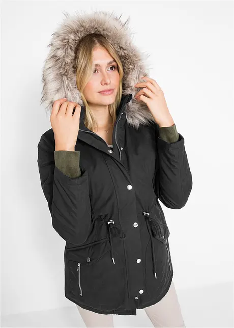 Warmer Parka, gefüttert, bonprix