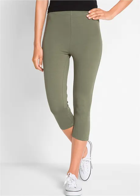 Stretch-Capri-Leggings (2er Pack), bonprix