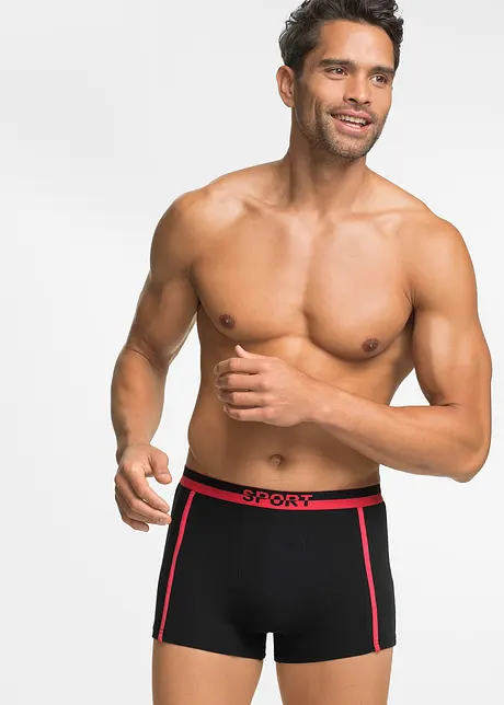 Lot de 3 boxers avec élastique, bonprix