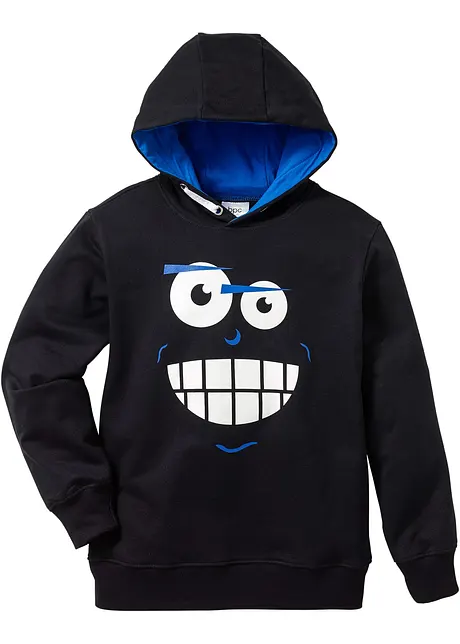 Jungen Kapuzensweatshirt mit Druck, bonprix