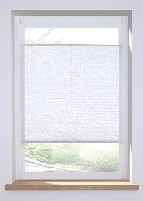 Ausbrenner Plissee mit graphischem Muster, bpc living bonprix collection