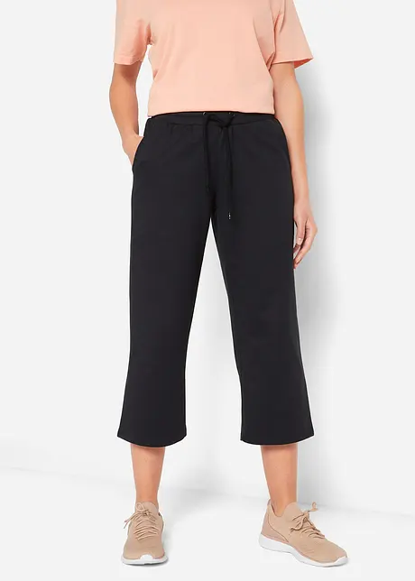 Pantalon de jogging en coton, mi-mollet, bonprix